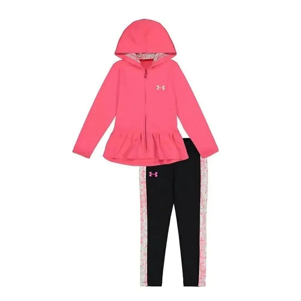 UNDER ARMOUR BABY GIRL 18M Wild Hoodie & Legging Set